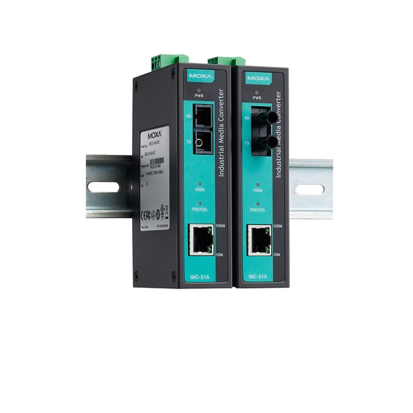 Indust. 10/100Baset To 100Basefx Mdia Cnvrter, MltMode, Imc-21A-M-St-T